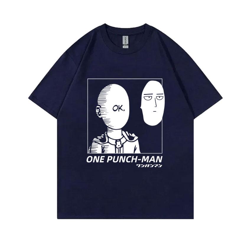 Anime One Punch Unisex Graphic Tshirt Saitama Egg Funny Tshirt Unisex Women Casual Oversized Streetwear Unisex Cartoon Unisexga T Shirts