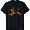 German Shepherd Playing Lacrosse Lax Player Dog Lover T-Shirt