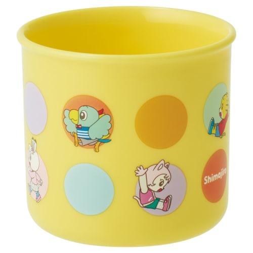 Skater Children's Plastic Lunch Cup, 200ml, Dishwasher Safe, Made In Japan, Shimajiro Dots Design, for Boys and Girls, KE4AAG-A