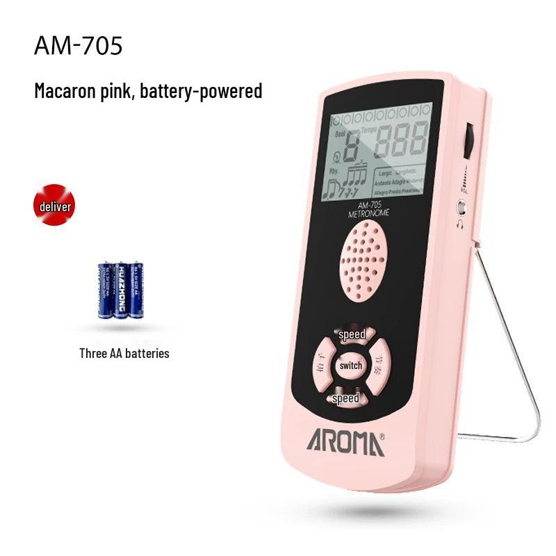 AROMA Anoma AM705 Multi-Instrument Metronome: Piano, Guitar, Drum, Guzheng, Violin
