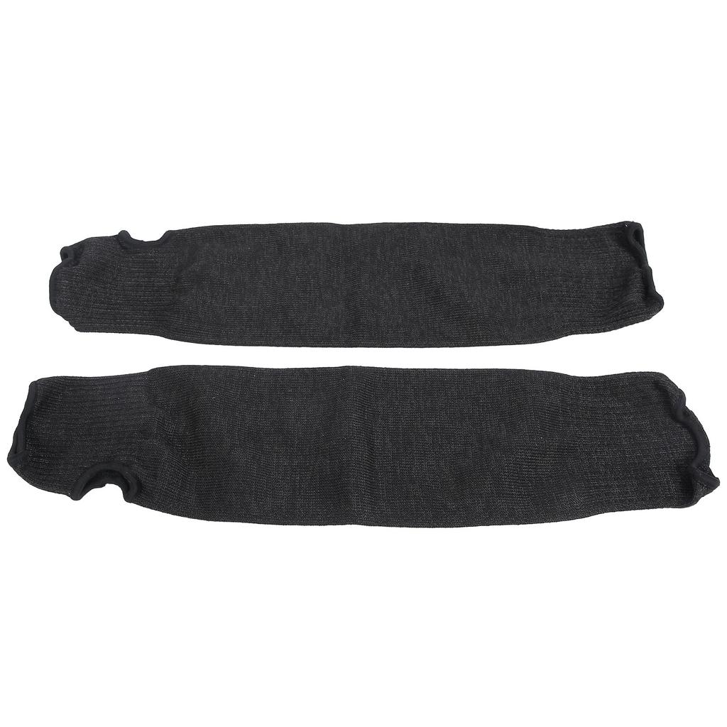 Cut Resistance Arm Protector Sleeve Level 5 Cut Resistant Sleeves with Thumb Hole BlackXL 48cm   18.9in