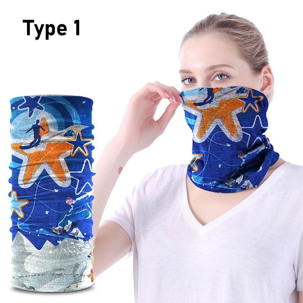 Bandana Magic Neck Scarf UV Protection Multi-style Printing Cycling Scarfs Shield Mask UV Face Mask Outdoor Climbing Hiking