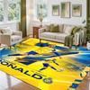 Cristiano Ronaldo Design Crystal Velvet Rug Soft Decorative Mat for Bedroom Entrance