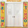 Chinese New Year 2pcs Door Couplet Banner Porch Decoration - Style 9794