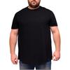 Men's Large-sized Short-sleeved T-shirt In Solid Color Is Versatile And Casual