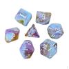 7 Acrylic Dice Set for Board Games, D4 D8 D10 D12 D20 Multi Sided RPG