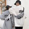 Multifunctional Waist Pouch for Crossbody Large Sports Waist Black and White Cartoon Graffiti Casual Hip Bag Men, Bag, Capacity, Bag, Plaid, Design,