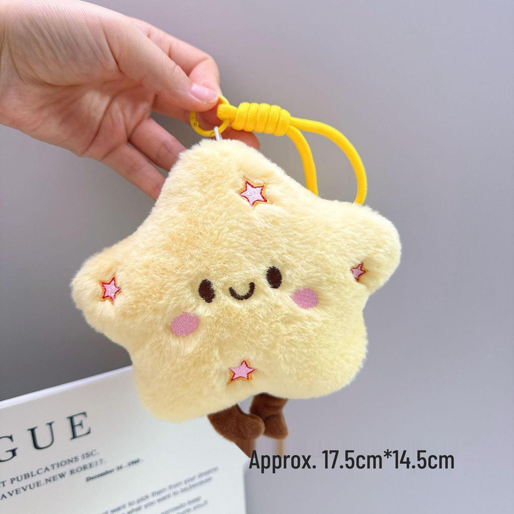 Plush Keychain Charm: Small Pendant Doll for Events & Street Stalls