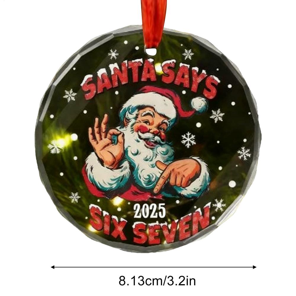 Indoor Christmas Decor Santa Claus Home Decor Clear Round Christmas Tree Decorations For Indoor Outdoor Bedroom Entryway Porch