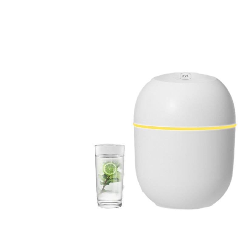 220ML Water Drop Egg Night Light & USB Aroma Humidifier - Silent, Large Mist Volume, Essential Oil Compatible