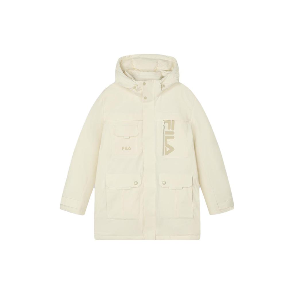 New FILA Down Jacket Men's Feather Soft White F11M349904F-IV
