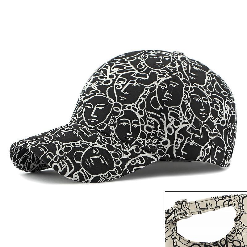Ethnic Style Denim Baseball Cap With Sun Protection For Outdoor Activities