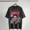 Bedruckte Drew Starkey Gewaschene T-Shirts Accessoires Harajuku T-Shirt für Unisex Damen T-Shirt