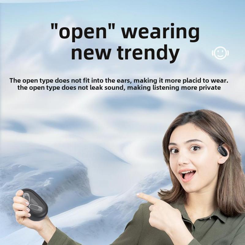 New Earless OWS Bluetooth Earphones Sports Earphones with Long Endurance and Noise Reduction
