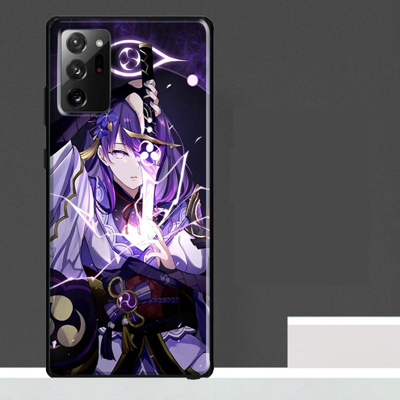 Genshin Impact Raiden Shogun Case For Samsung Galaxy S25 S24 S23 Ultra S9 S10 S20 S21 S22 Plus S23 FE S25 FE Phone Cover