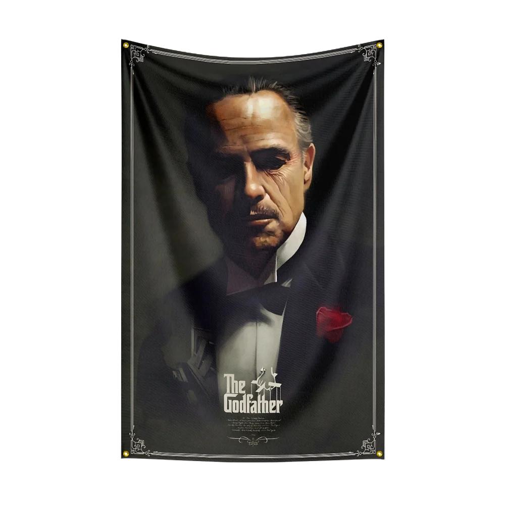3x5 Ft Tthe godfathers Plays Flag Classic Movie Flag Wall Hanging Banner Decor Movie Poster
