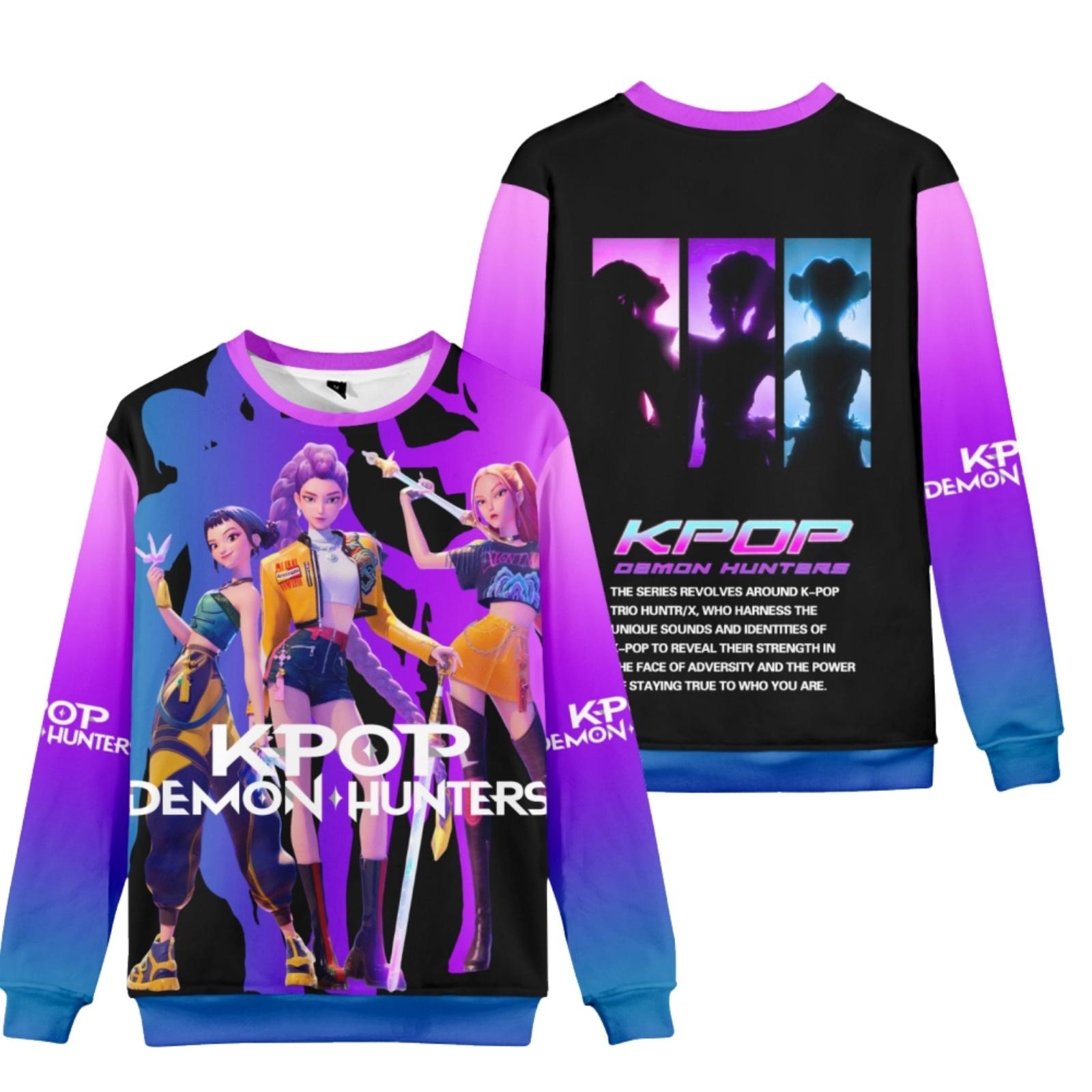 

Модный и повседневный свитшот с длинными рукавами и круглым вырезом с принтом XXL