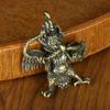 Brass Gold-winged Dapeng Bird Keychain Pendant Retro Bag Pendant Lei Zhenzi Pure Copper Handicraft Metal Pendant