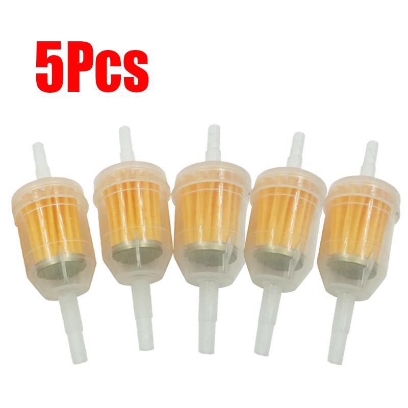 2-10Pc 6MM-8MM Car Gasoline Oil Filter Pipes Universal Inline Gas Fuel Filter For Small Engine Lawn Mower Motorcycle Accessories