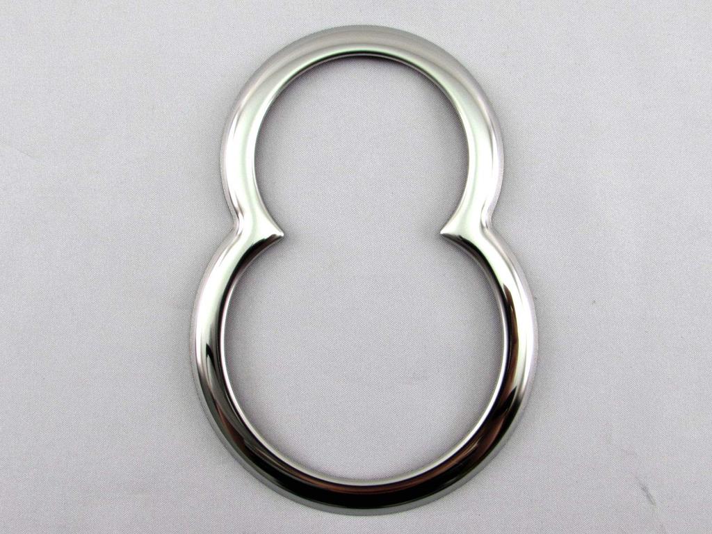 BRIGHTZ Cube NZ12 Z12 Finish Stainless Steel Plated Drink Holder Ring Cup Holder for Cube Z NZ 12 Ultra-Mirror (1 Piece) [INT-ETC-223] (Product