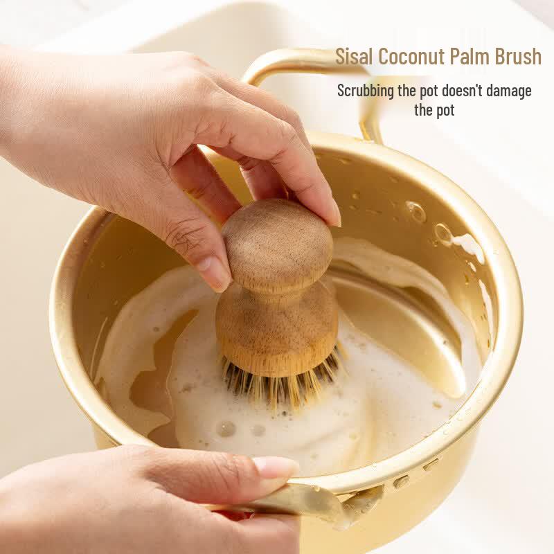 Minai Solid Wood Dishwashing Brush Set