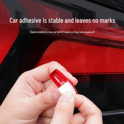 Car Anti-Collision Transparent Sticker: Low Drag Spoiler, Shark Fin, Rearview Mirror, Headlight Decoration, Door Scratch & Bump Protection