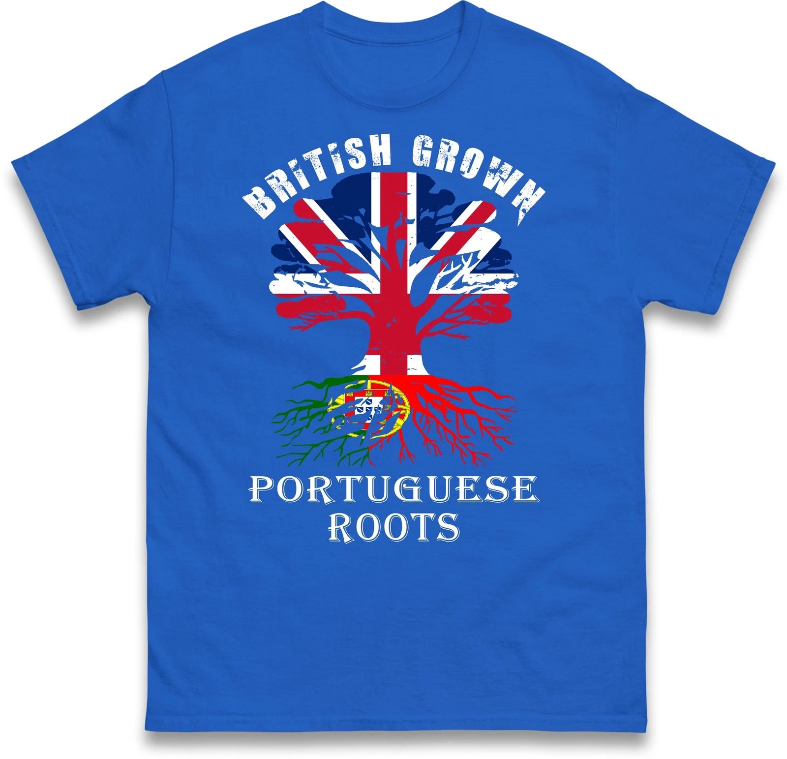 Great Britain T-Shirt, Portuguese Roots T-Shirt, Patriot T Shirt, British Grown M