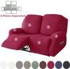Nordic Solid Color Jacquard Recliner Sofa Coves For Living Room Stretch Reclining Chair Cover Relax Lazy Boy Armchair Slipcover