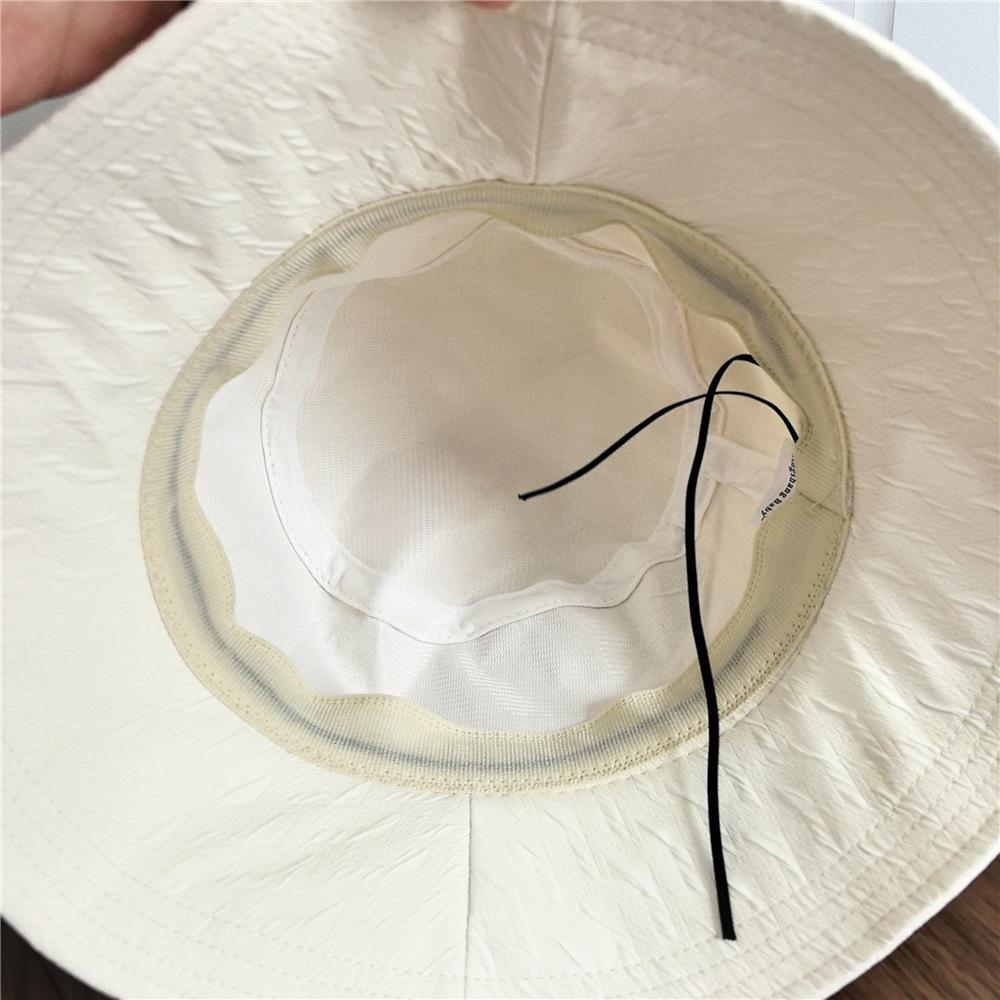Bucket Hat Women Summer Hats For Women With Bow Sun Protection Korean Style Trendy Fisherman Cap Female Sun Hat New