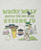 WACKY WILLY Kiki Travel Series Racing T-Shirt Light Gray
