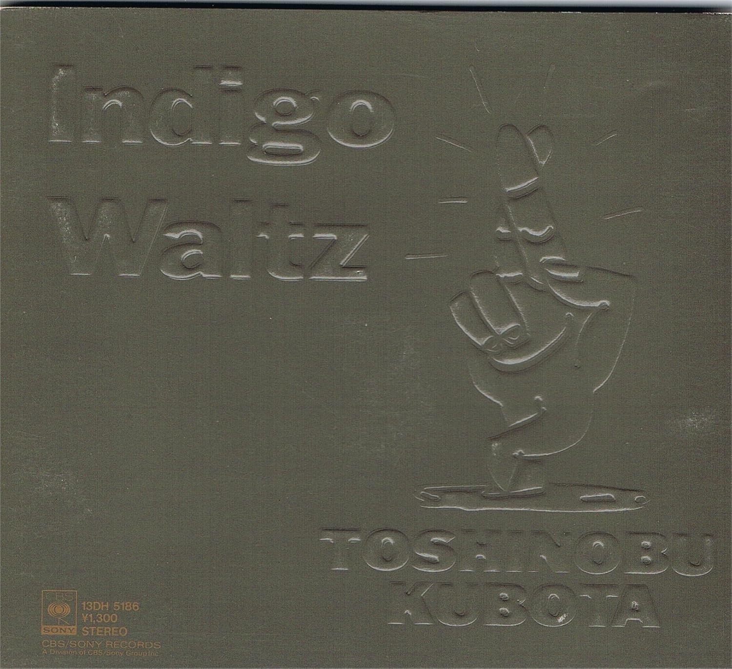 

CD TOSHINOBU KUBOTA - Indigo Waltz 13DH5186PROMO Japan Japanese Pop/Rock Used