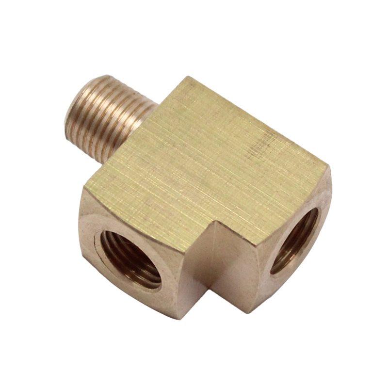 ABKP-Oliedruksensor T-stuk Connector M10x1 Hoekadapter T-Verdeler Oliedrukmeter Adapter