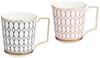 Wedgwood Wedgwood Renaissance Gold Pair Pink and Wedding 1053120 [Official Import] Mugs, Blue, Gift,