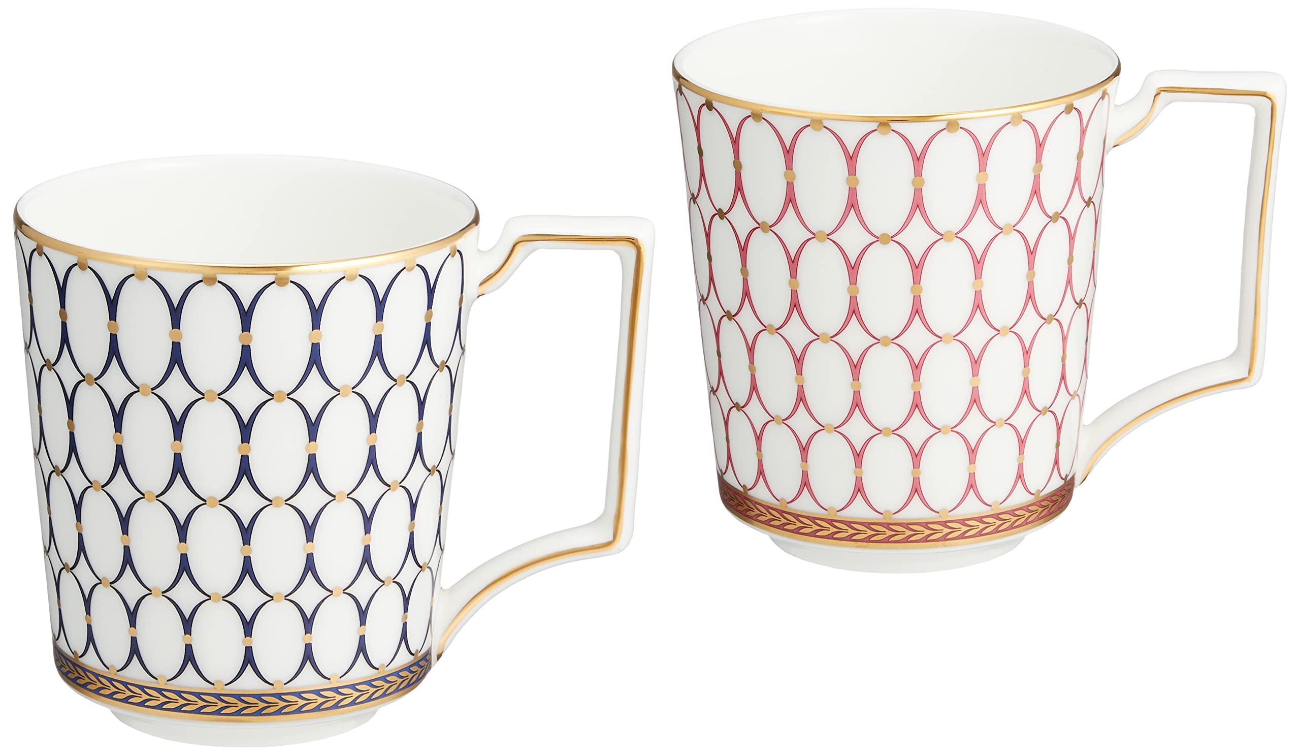 

Wedgwood Wedgwood Renaissance Gold Pair Pink and Wedding 1053120 [Official Import] Mugs, Blue, Gift, синий