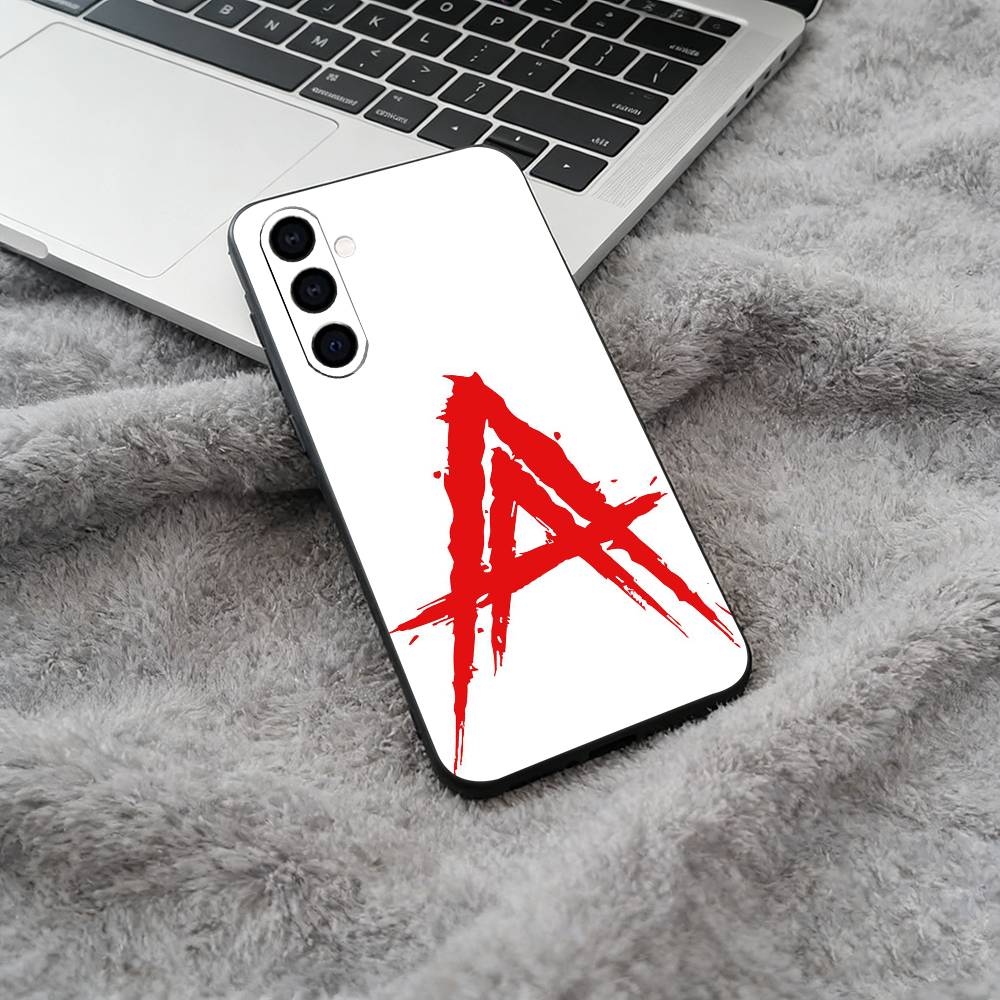 Latin Trap- A-Anuel- A-A Soft Silicone phone Case for Samsung Galaxy A73/A71/A72/A70/A53/A52/A51 - Black