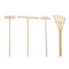 4pcs Garden Sand Rake Set Miniature Wood Handle Tools for Home and Office Decoration Meditations Rake Accessories
