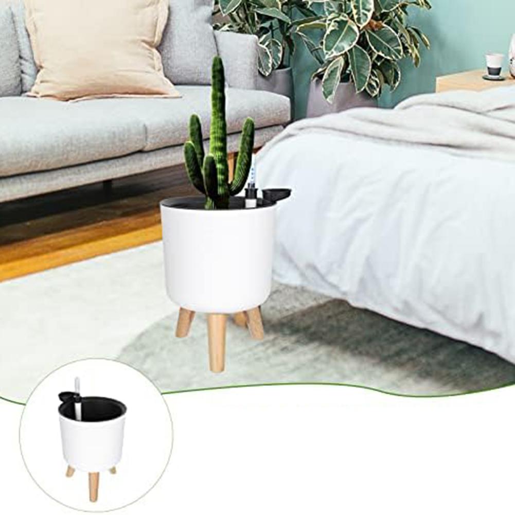 Self Watering Plant Pots with Water Level Indicator for Indoor and Outdoor Use
