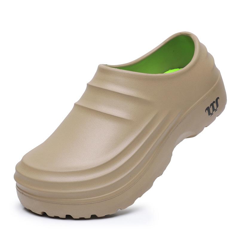 Chef shoes for men and women eva non-slip and waterproof kitchen special oil-proof and wear-resistant hotel back kitchen work hospital shoes