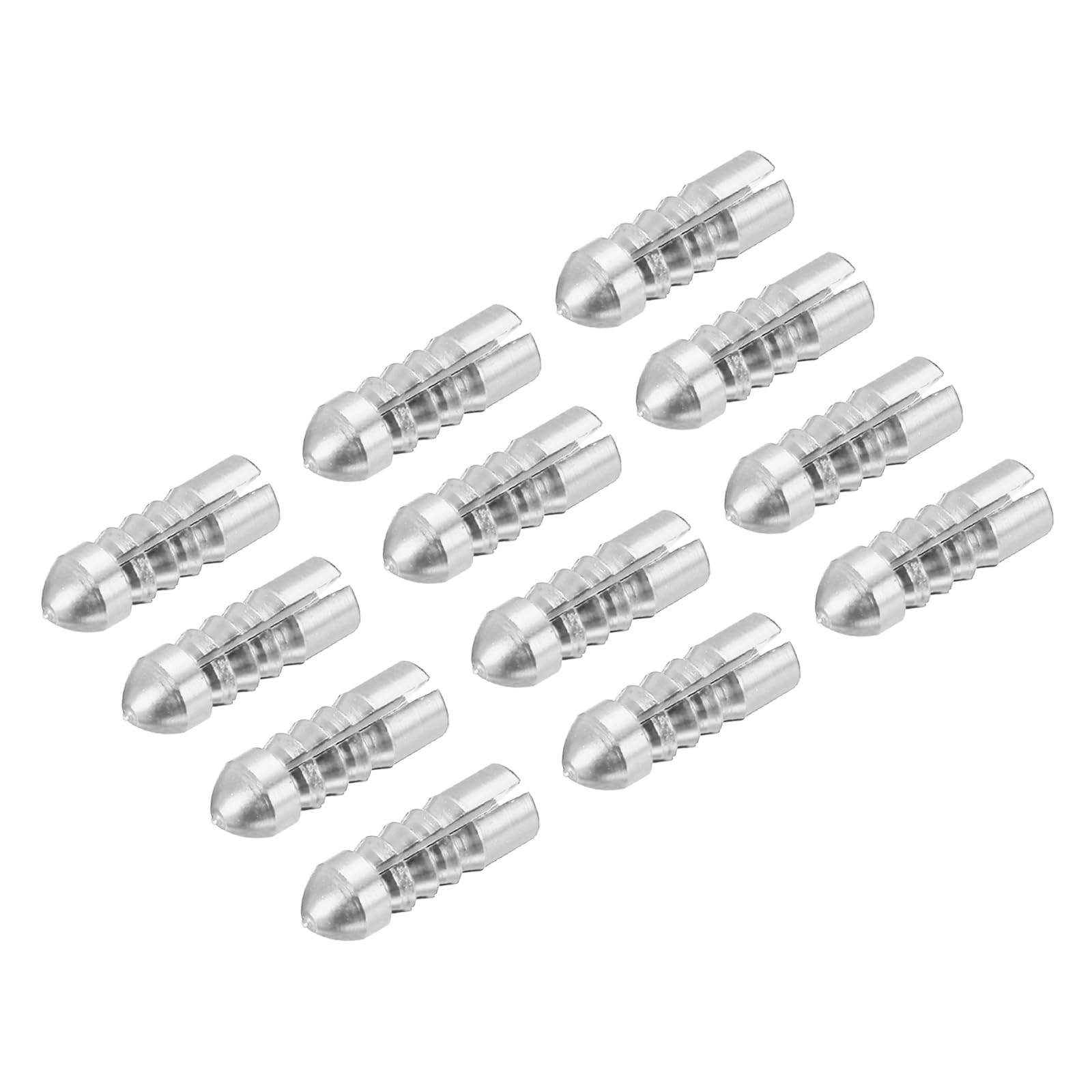 PATIKIL dart flights protector 12pcs aluminum alloy dart wing saver for steel & plastic flights 90 degree fixed silver серебряный