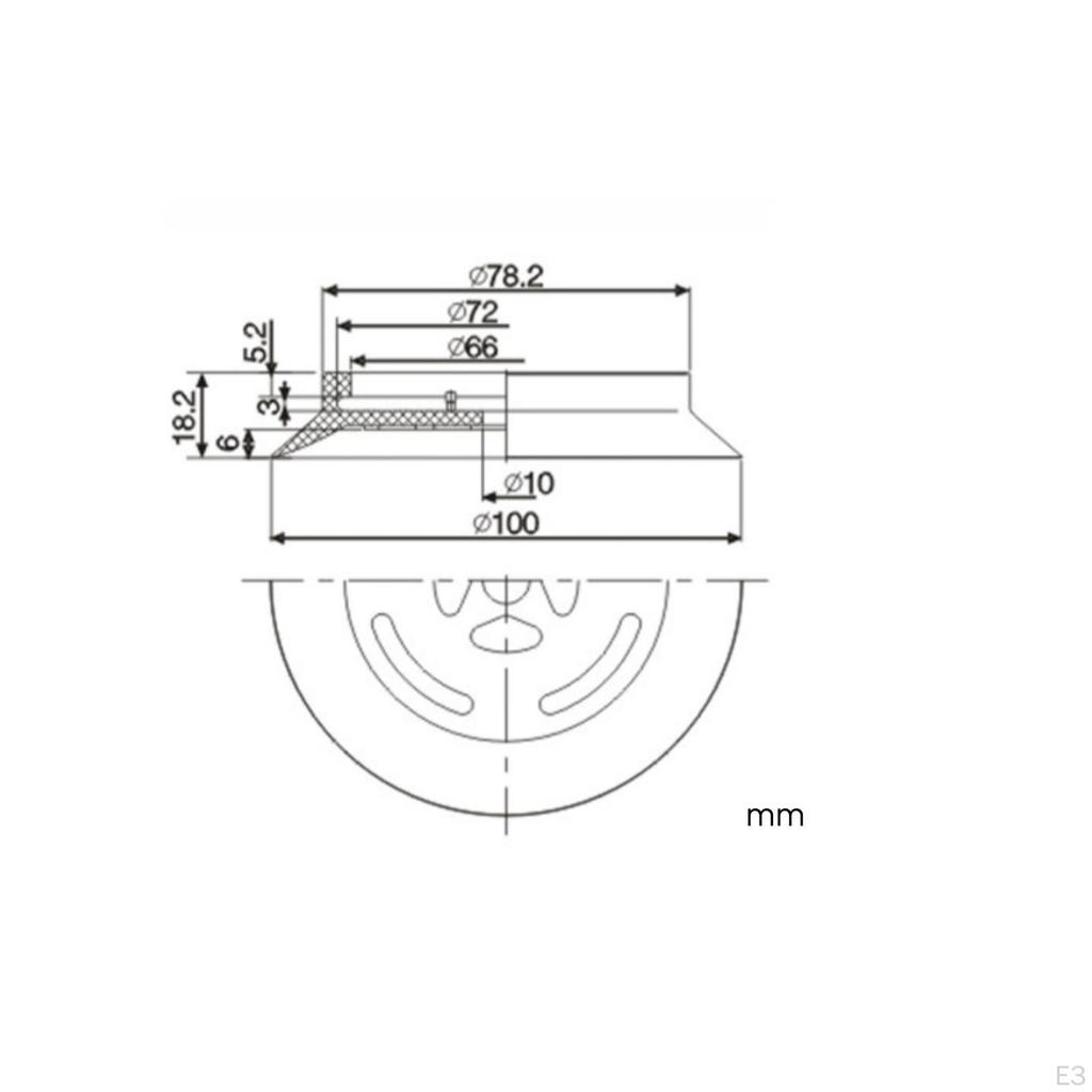 Universal Vacuum Suction Pad Flexible Swivel Cup Rubber for Automation Line,