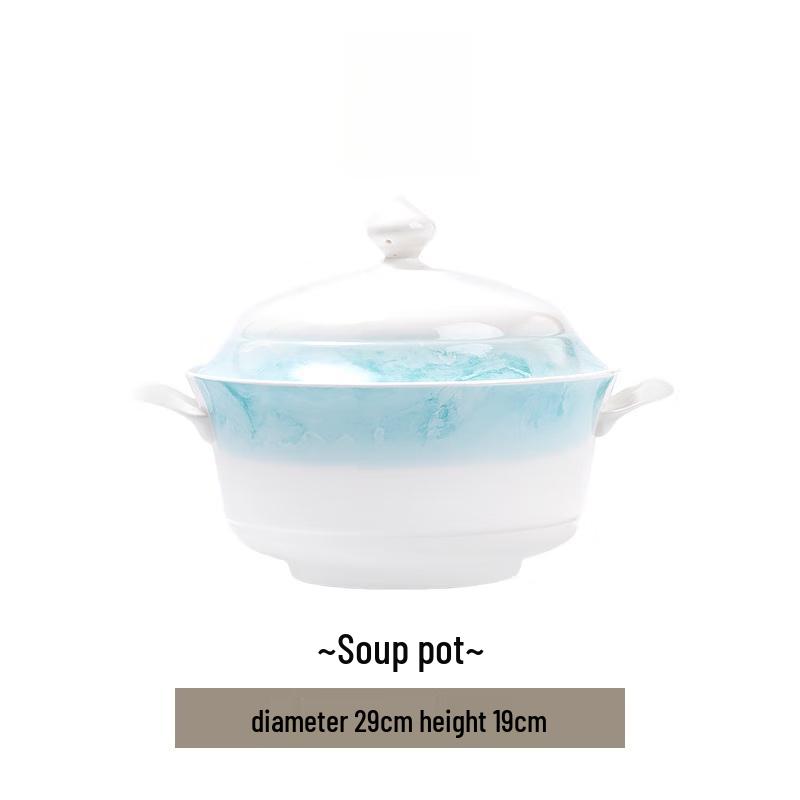 Moder Lanka Exquisite Jingdezhen Ceramic Tableware Set