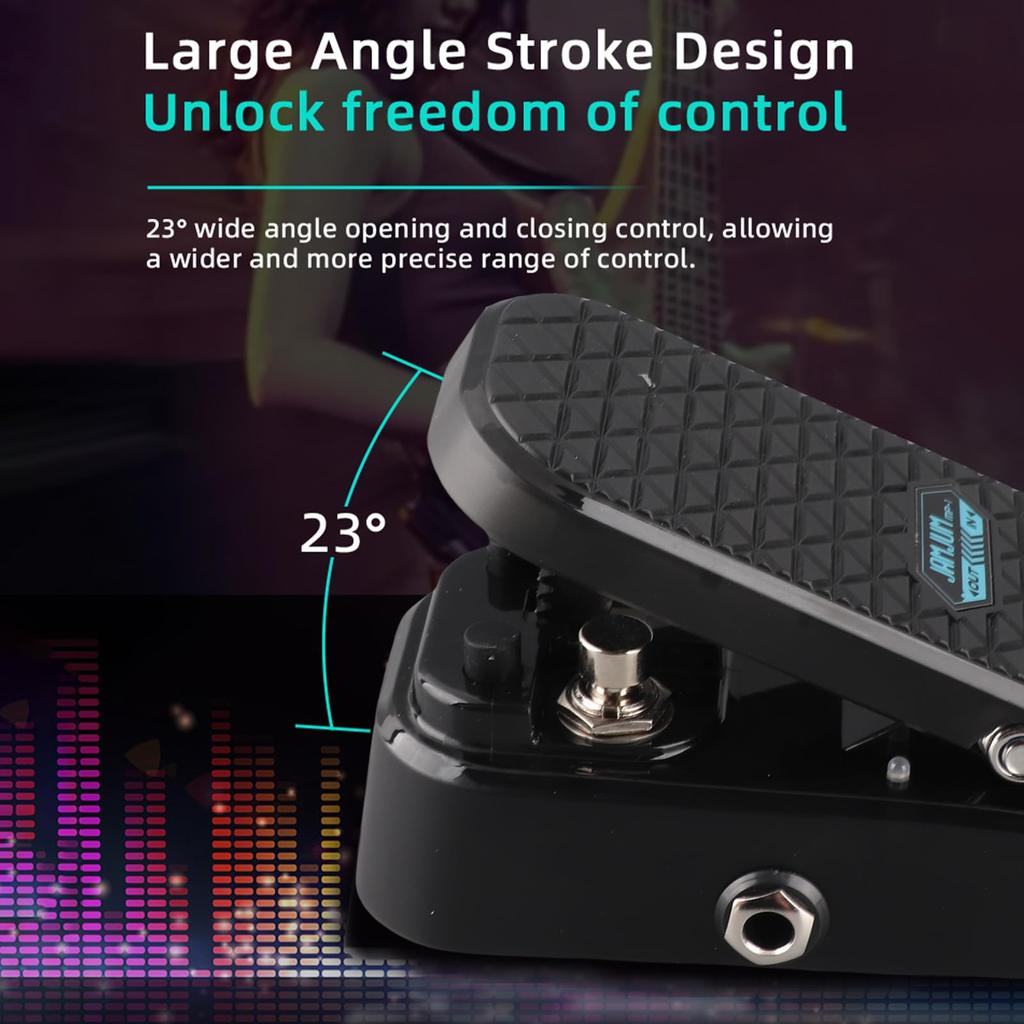summina Guitar Wah Volume Effect Pedal with RM Shielded Wah Volume for Electric ABS x 5 x 7 cm Pedal, 2-Function Inductor, Effect, Guitars, Black,