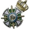 Prussian Knight's Class Order Hohenzollern Double Swords Badge - Film & TV Prop