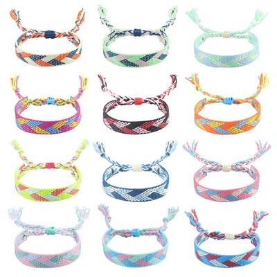 Bohemian Ethnic Style Woven Cotton Linen Friendship Bracelet