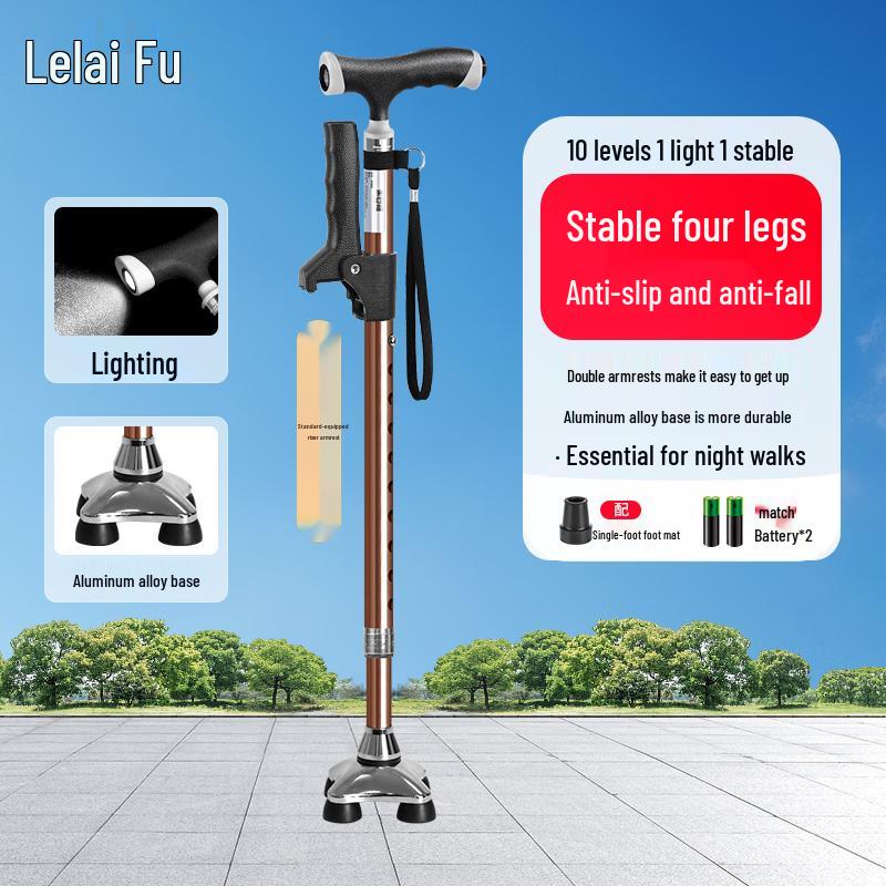 Lelaifu Adjustable Walking Canes & Seat Stools