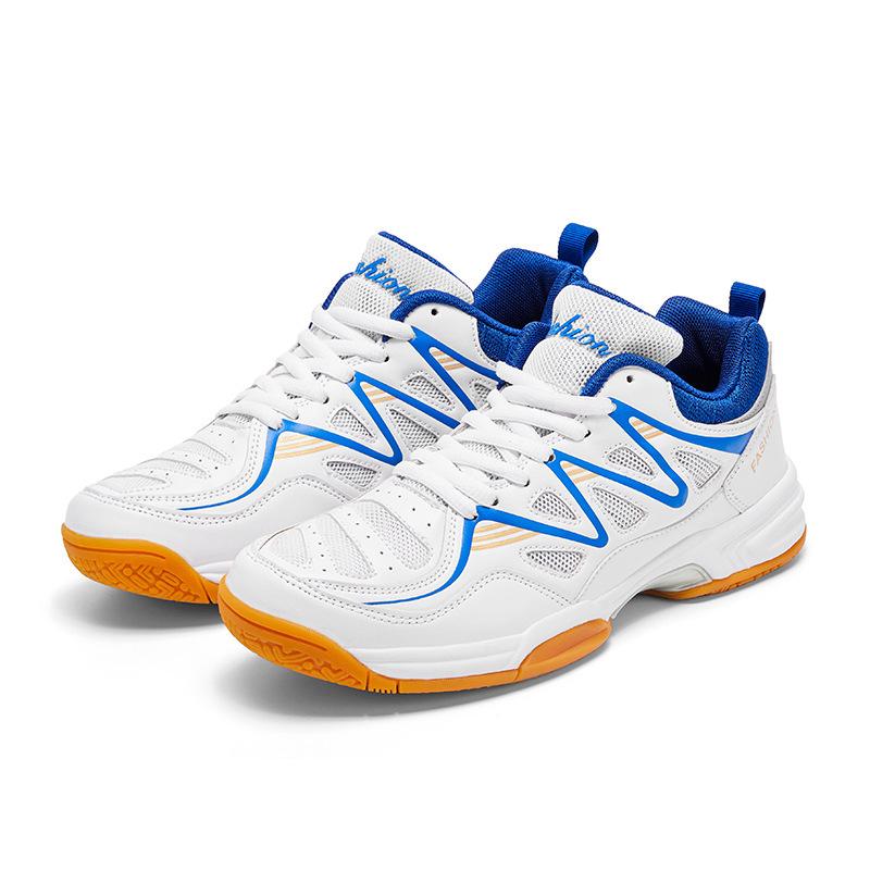 Badminton Shoes Men's and Women's Indoor and Outdoor Non-slip Wear-resistant Mesh Breathable Table Tennis Training Sports Shoes Tennis Shoes