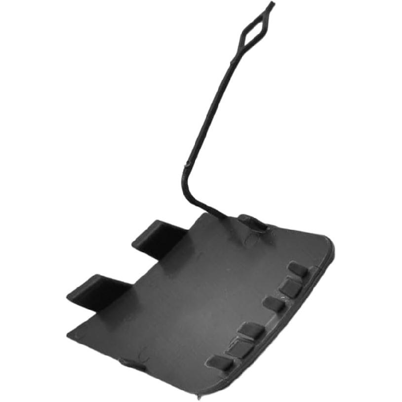 Front Bumper Tow Hook Towing Eye Cover Cap, OE: 51117345034 Black, Compatible with BMW E84 X1 2013-2015