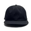RUBN BLACK COLLETION Cotton Nylon All Size Black Custom-made Straight/Flat Cap, Water-Repellent, Season, XL,