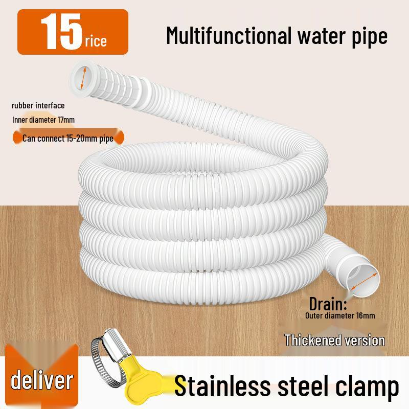 Thickened Air Conditioner Drain Extension Hose for Outdoor Units