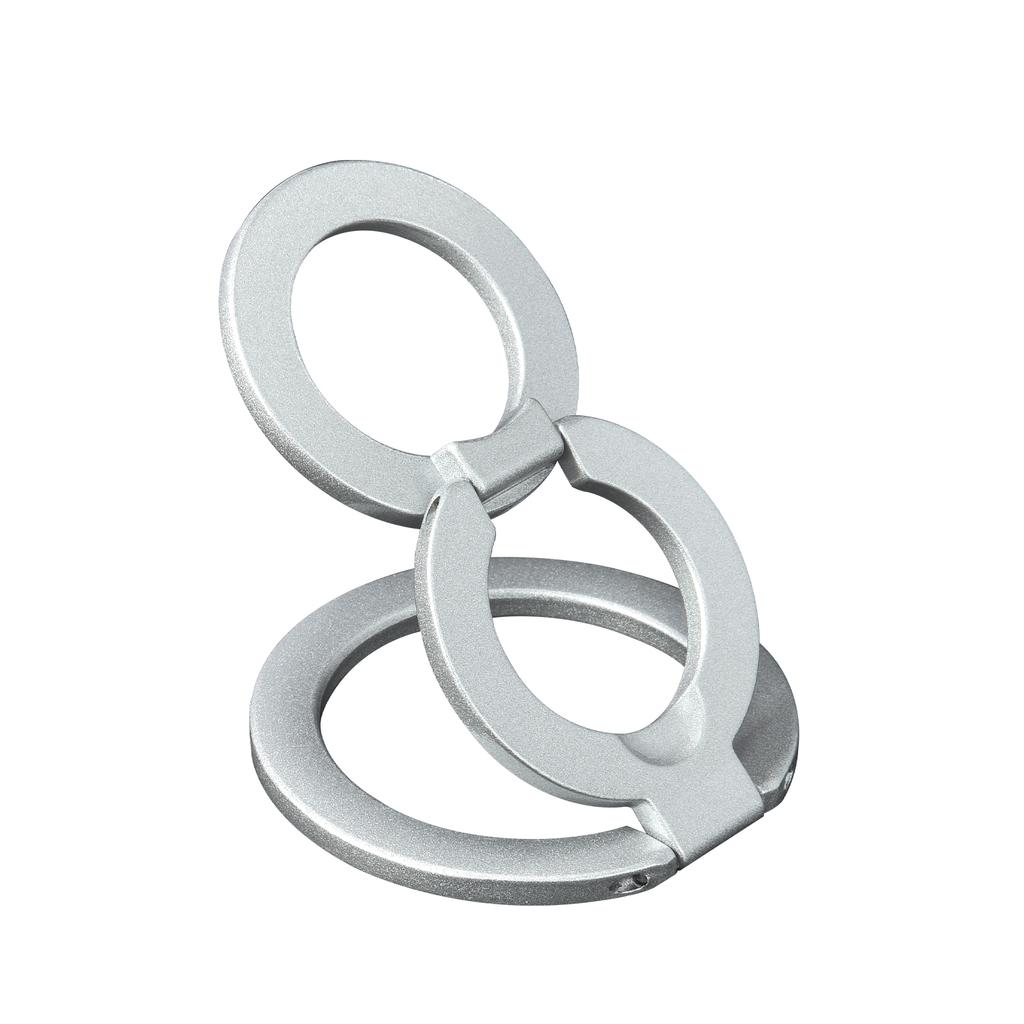 Double-Sided For MagSafe Phone Holder for iPhone  Foldable 360° Rotating Stand Strong Magnet & Finger Grip Suppor